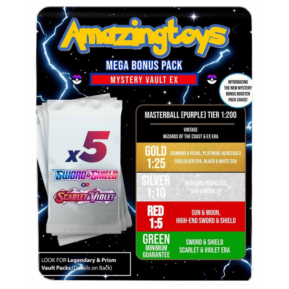 AMAZINGTOYS® Ultimate Mystery Vault EX Booster Pack - Wave 3