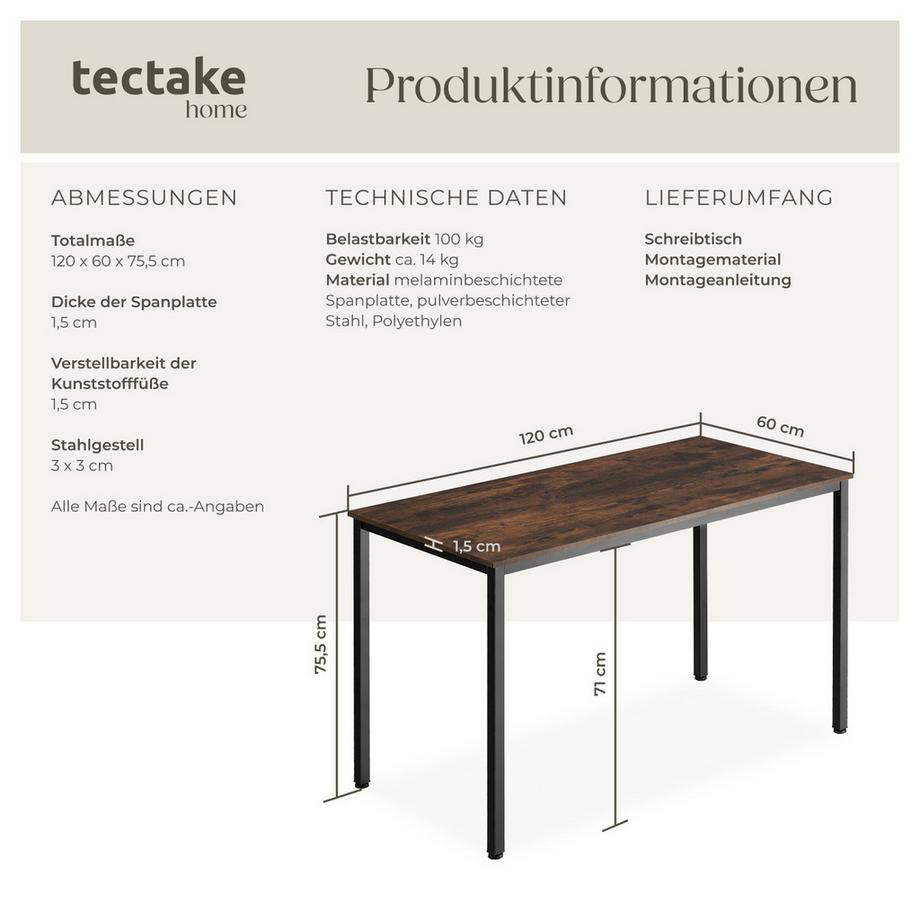 Tectake Bureau Vanport  