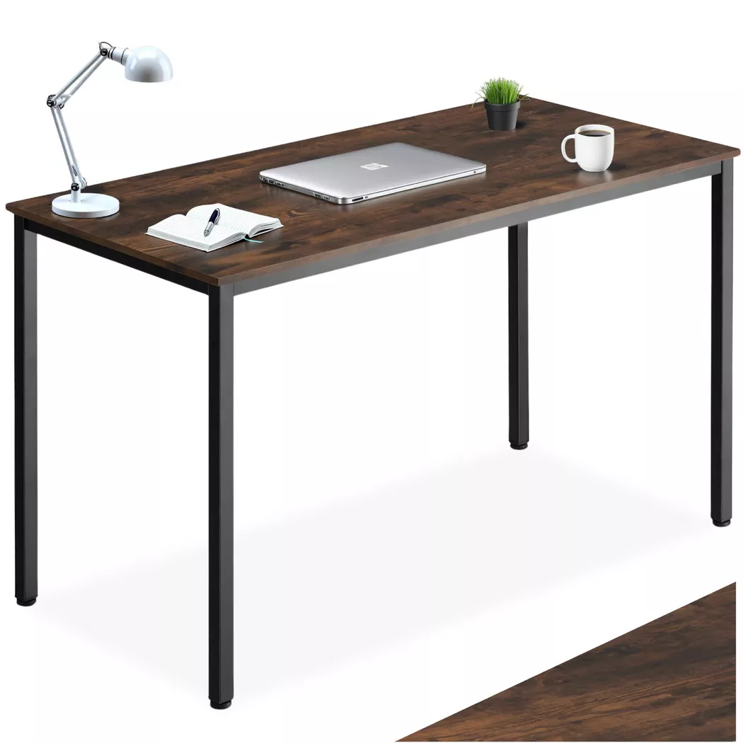 Tectake - Bureau Vanport, 120cm, Marron