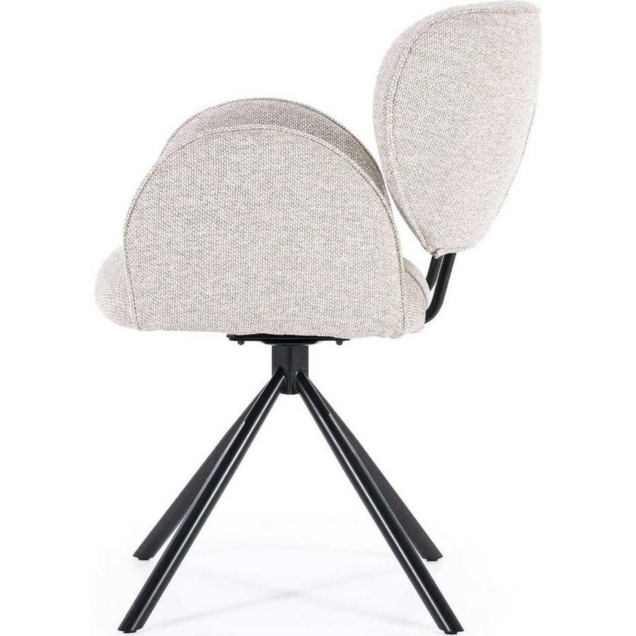 mutoni Drehstuhl Rosalin Moon taupe  