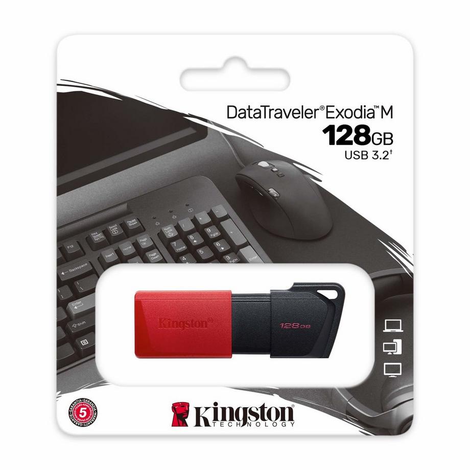 Kingston  Kingston DataTraveler Exodia M 128 GB USB 3.2 Flash-Laufwerk 