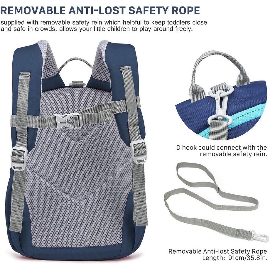 Only-bags.store Sac à dos pour tout-petits avec laisse Sac à dos pour jardins d'enfants  