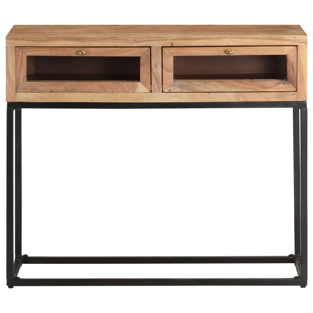 VidaXL Table console bois d'acacia  