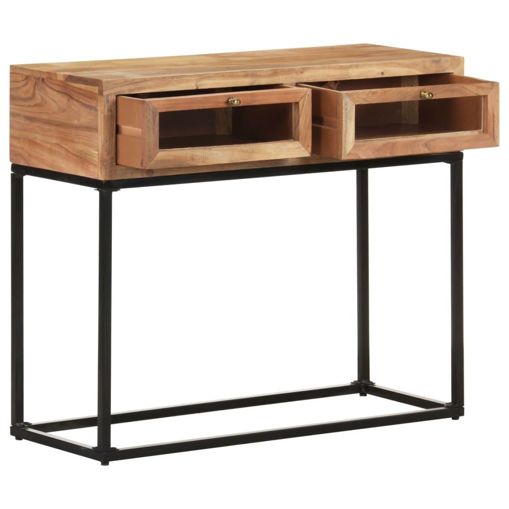 VidaXL Table console bois d'acacia  