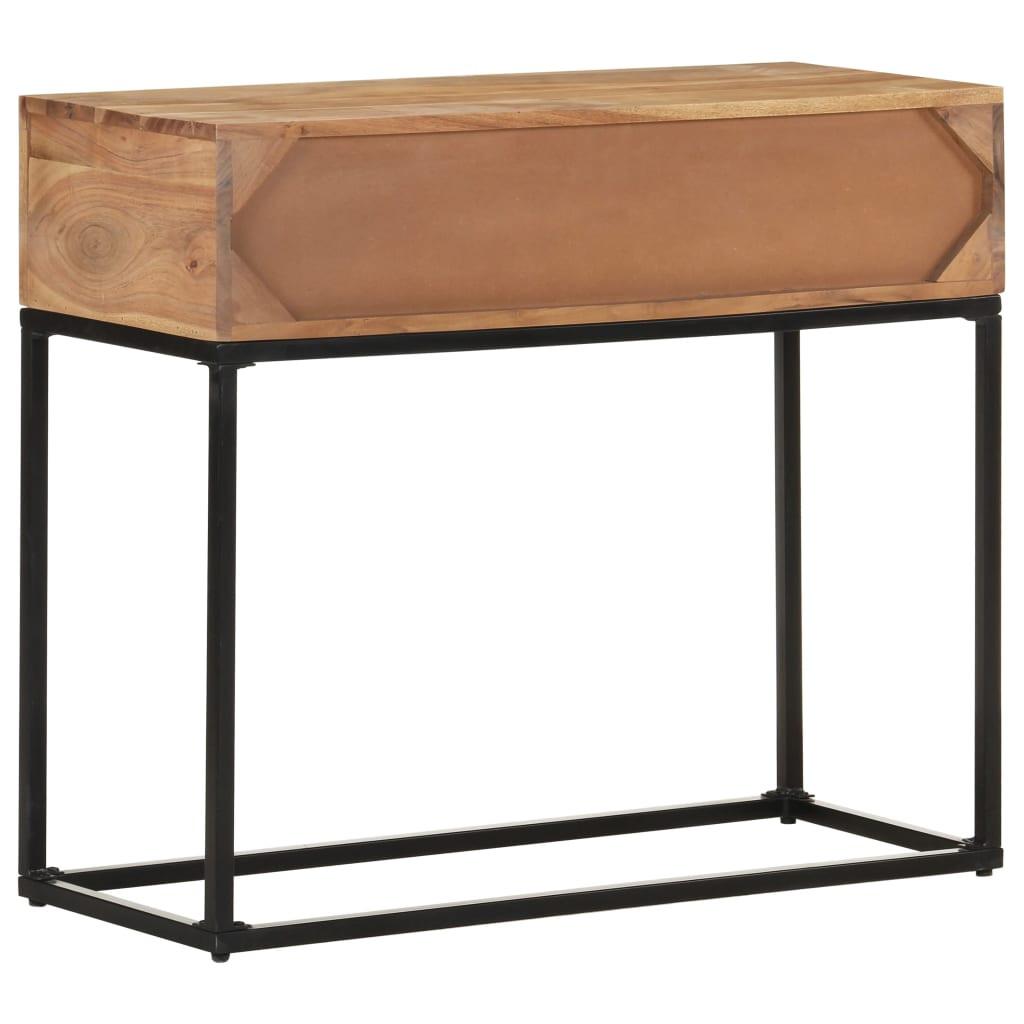 VidaXL Table console bois d'acacia  