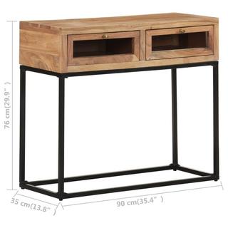 VidaXL Table console bois d'acacia  