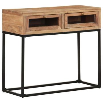 Table console bois d'acacia