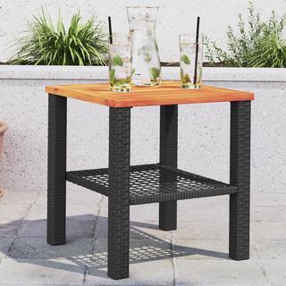 VidaXL Table de jardin rotin synthétique  