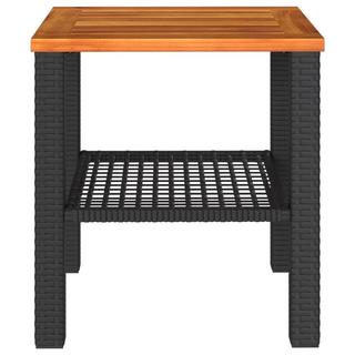 VidaXL Table de jardin rotin synthétique  