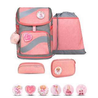 Belmil  SMARTY Schulrucksack-Set Minimal Triangels 