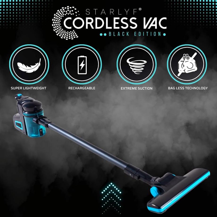 STARLYF Cordless Vac Black Edition-Aspirapolvere a batteria  