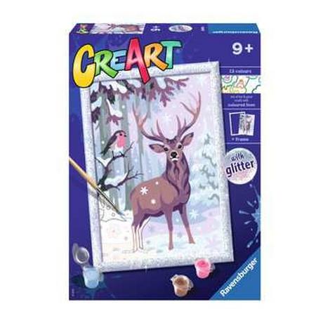 Ravensburger  Ravensburger CreArt Festive Friends Colore per kit di verniciatura in base ai numeri 