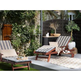 Beliani Cuscino per sdraio en Poliestere Classico TOSCANA  