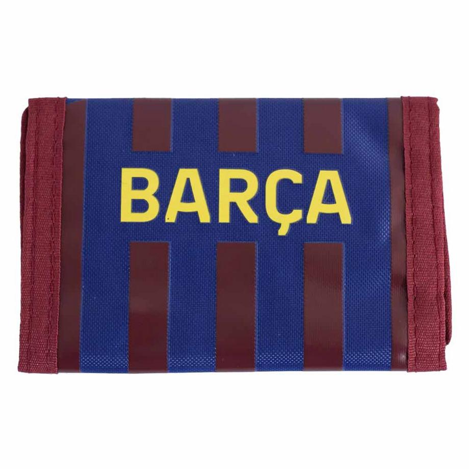 FC Barcelona Portefeuille rayé avec blason FC Barcelone  