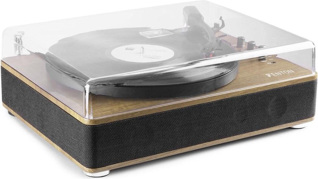Fenton  RP162LW Plattenspieler HQ, BT, helle Holzoptik 