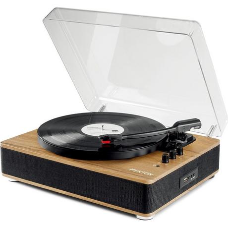 Fenton  RP162LW Plattenspieler HQ, BT, helle Holzoptik 