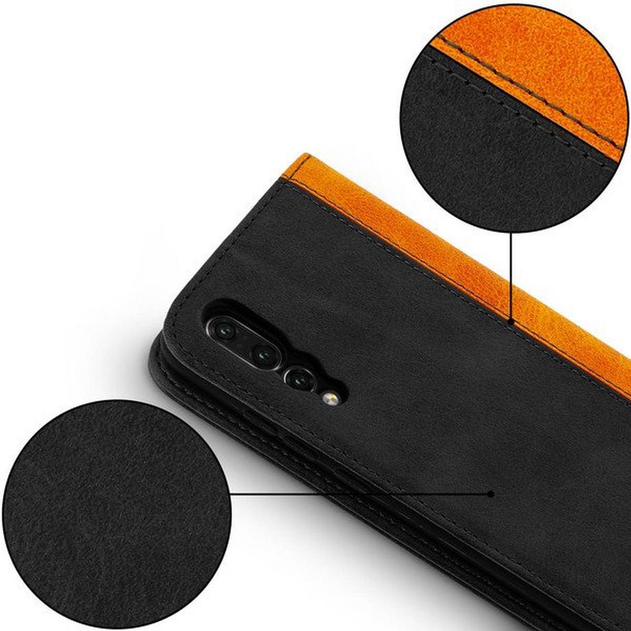 Avizar  Étui Folio Bicolore P20 Pro Noir 