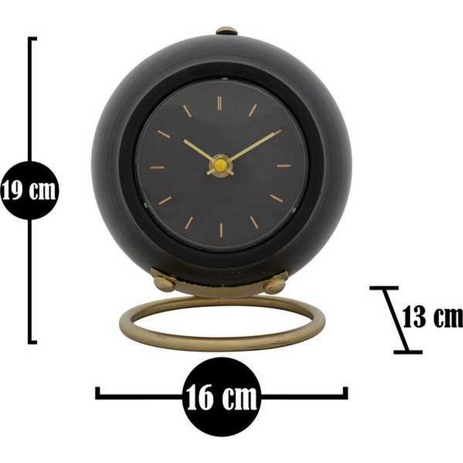 mutoni Tischuhr Ball schwarz  