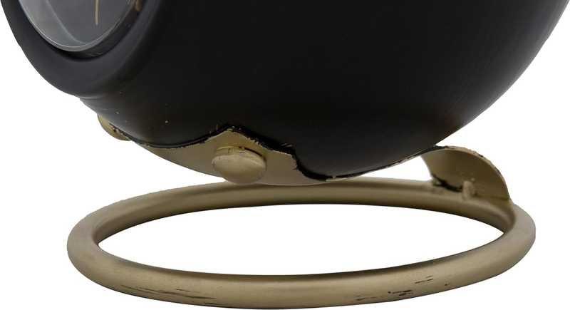 mutoni Tischuhr Ball schwarz  