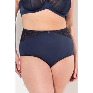 Ulla Popken Culotte maxi Empiècements en dentelle Broderie étoile  