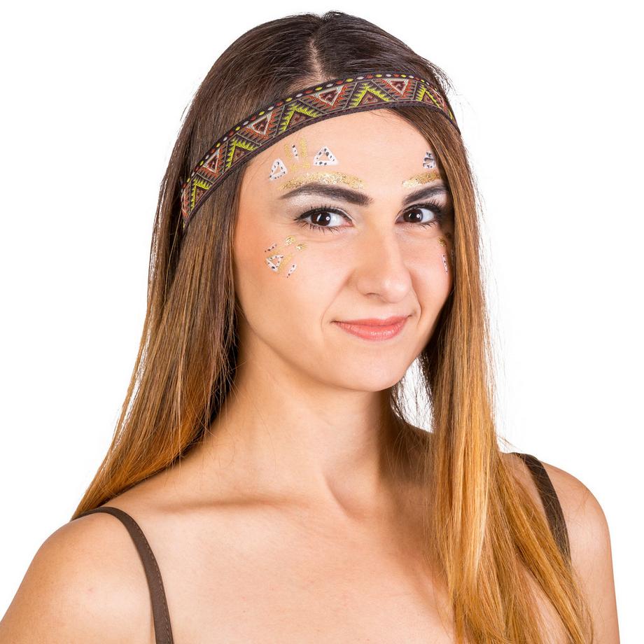 Tectake  Frauenkostüm Sexy Indianerkleid mit Haarband 