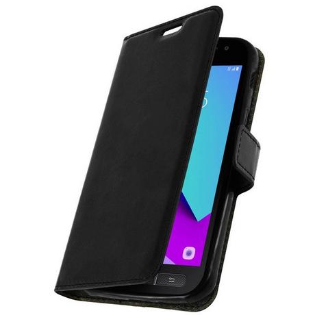 Avizar  Galaxy Xcover 4/4S Flip-Hülle – Schwarz 