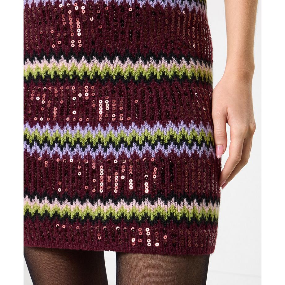 Joe Browns Gestrickter Pailletten Minirock  