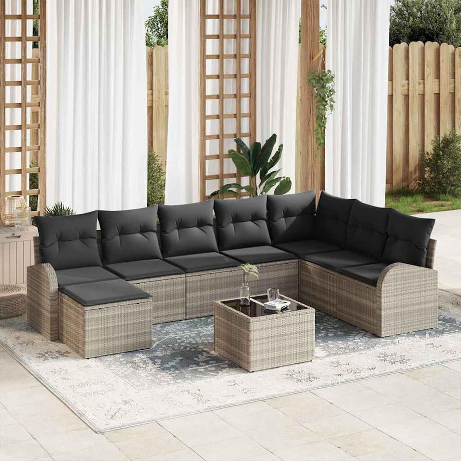 VidaXL Mobili Modulari Polyrattan  