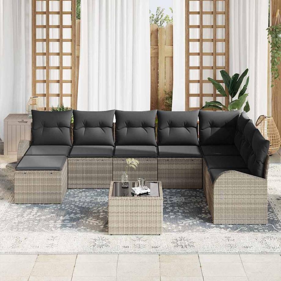 VidaXL Mobili Modulari Polyrattan  