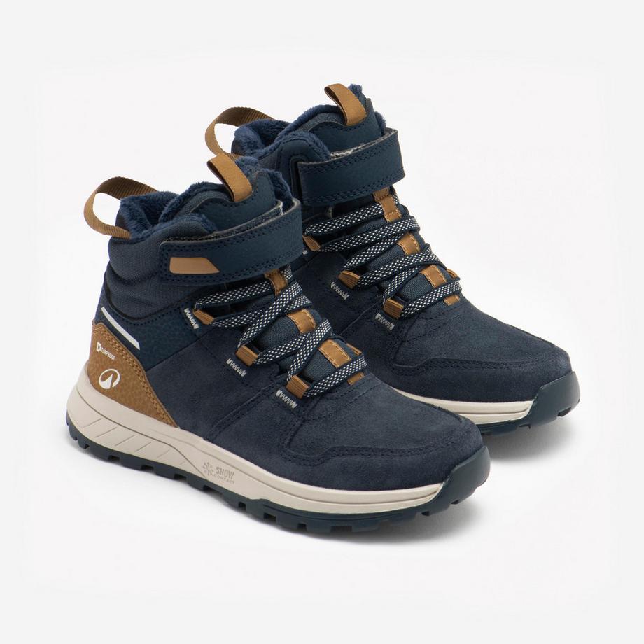 QUECHUA  Wasserdichte Winter-Wanderschuhe in Gr. 28 bis 34, SH500 mit Klettband, 