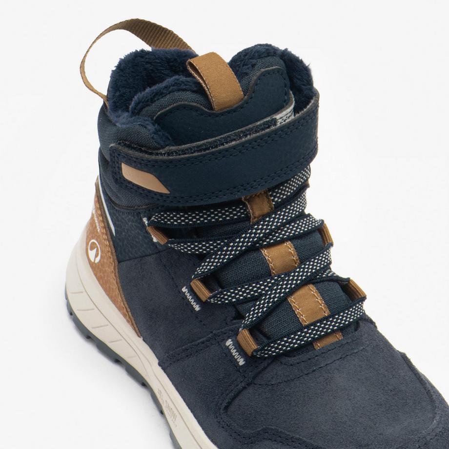 QUECHUA  Wasserdichte Winter-Wanderschuhe in Gr. 28 bis 34, SH500 mit Klettband, 
