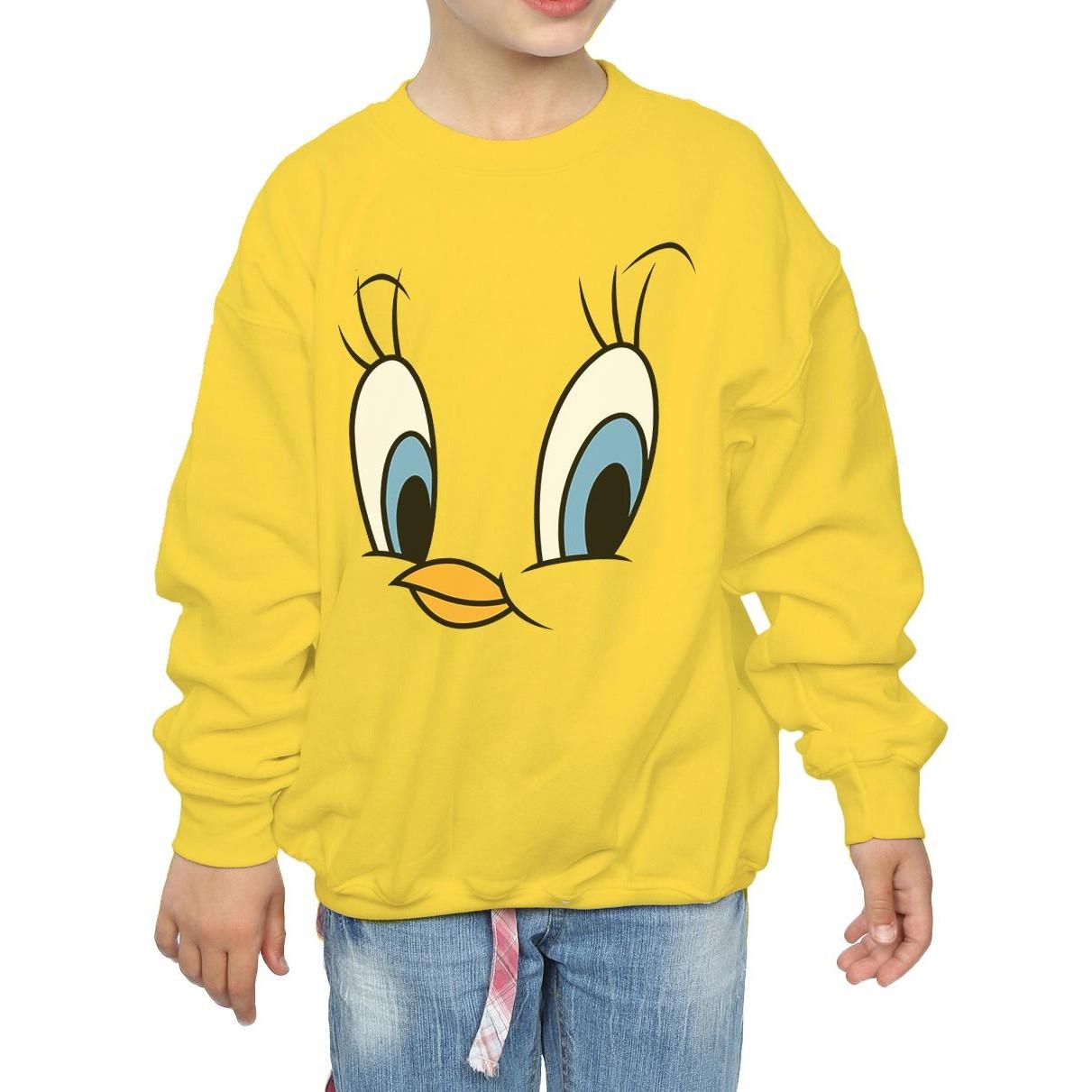 LOONEY TUNES  Tweety Pie Face Sweatshirt 