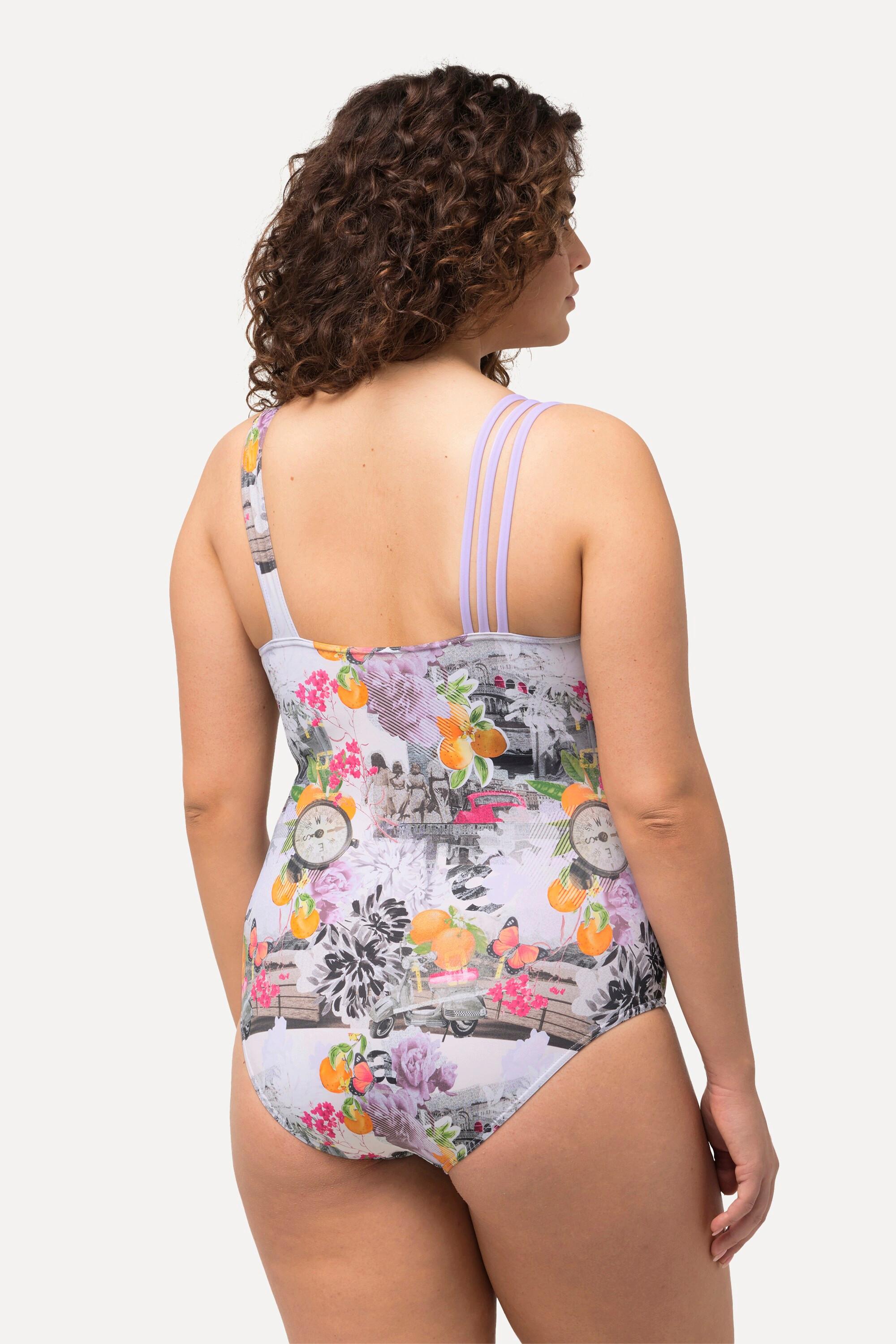 Ulla Popken Maillot de bain Bonnets souples Bretelle triple  