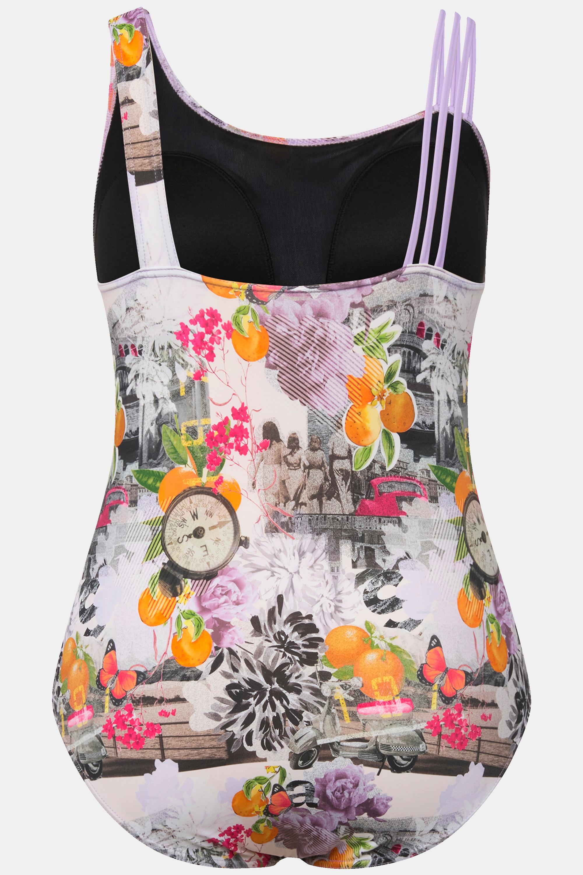 Ulla Popken Maillot de bain Bonnets souples Bretelle triple  