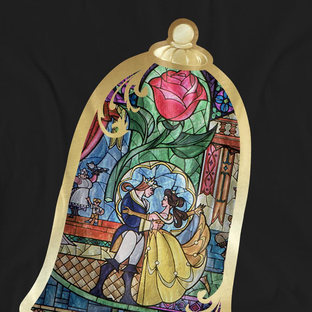 Beauty And The Beast T-Shirt Imprimé Vitrail  