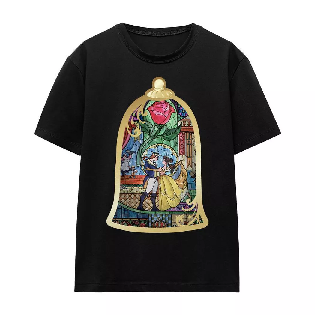 Beauty And The Beast - TShirt, für Damen, Schwarz, Größe M