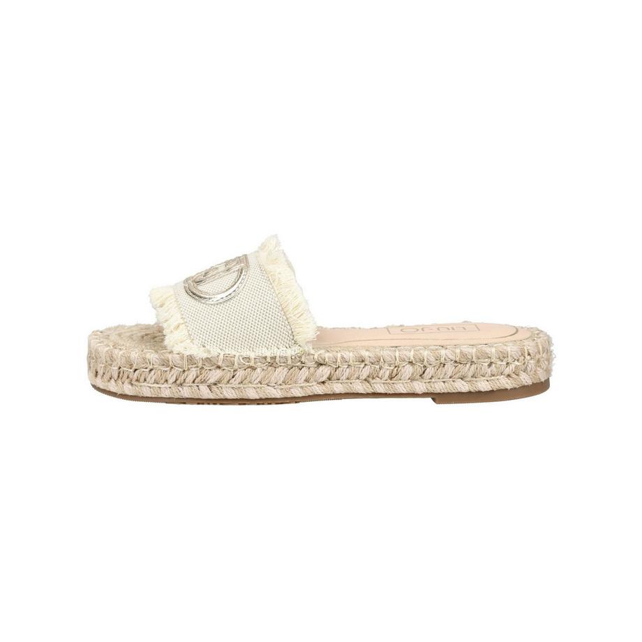 LIU JO Pantofole con frange e suola espadrille  