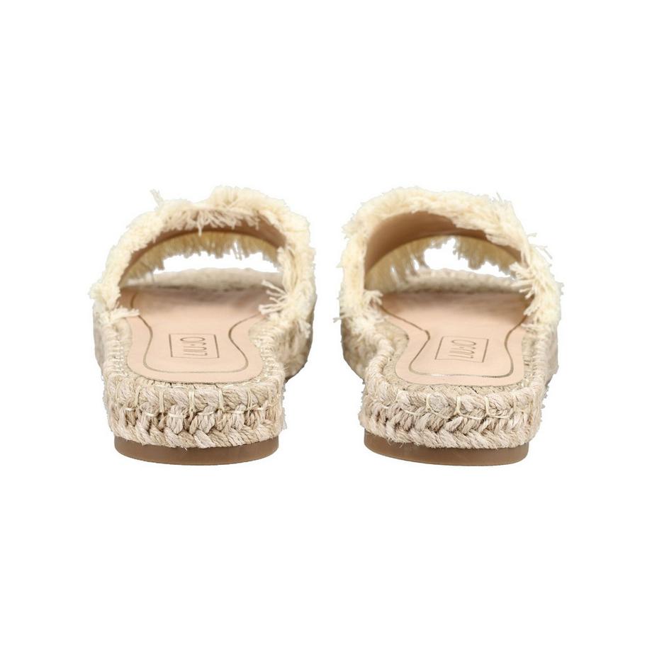 LIU JO Pantofole con frange e suola espadrille  