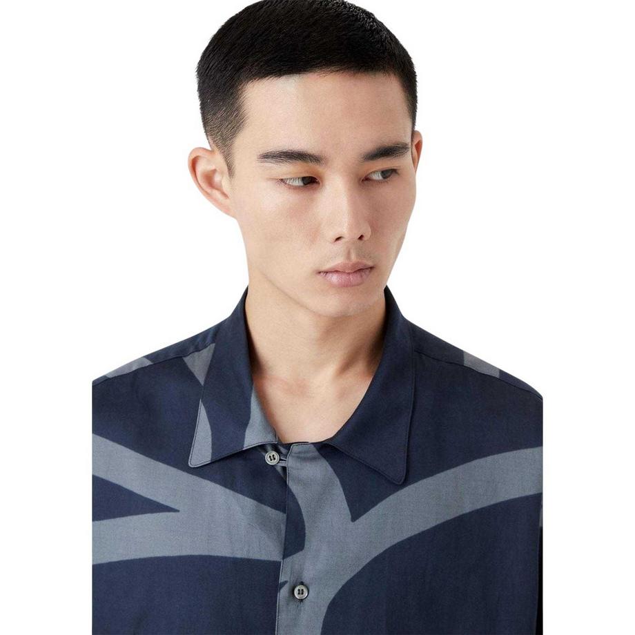 EMPORIO ARMANI  Chemise Manches Longues Motiftyle Abstrait 