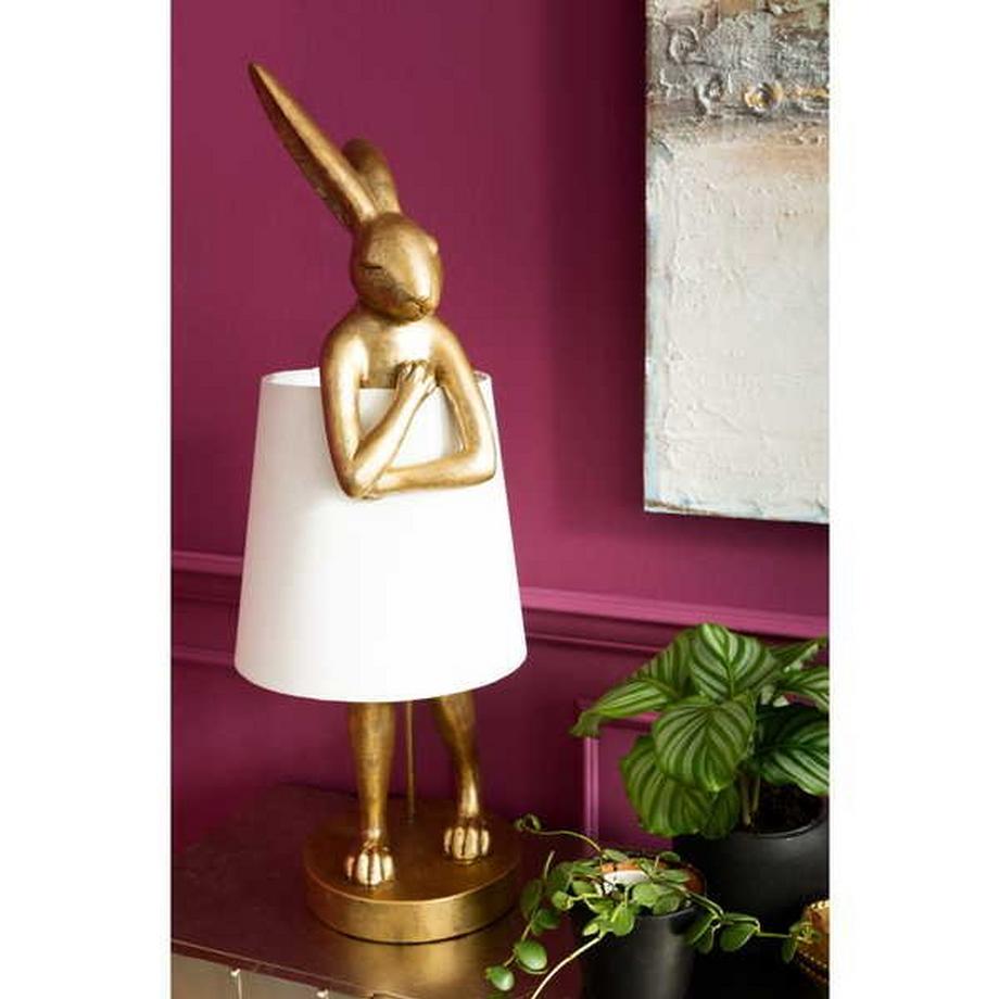 KARE Design Lampe de table Animal Rabbit Gold 88cm  