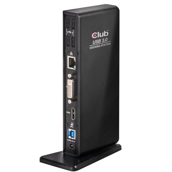 Club3D  USB Gen1 Type A Dual Display Docking Station 