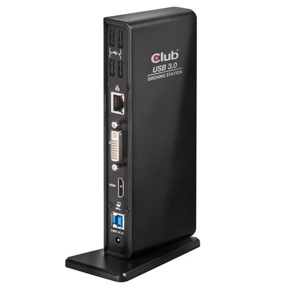 Club3D  USB Gen1 Type A Dual Display Docking Station 