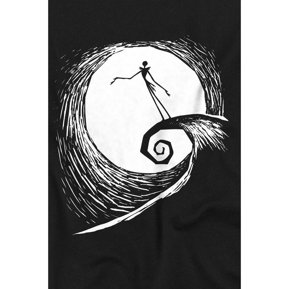 The Nightmare Before Christmas  Maglietta Jack Silhouette Lunare 