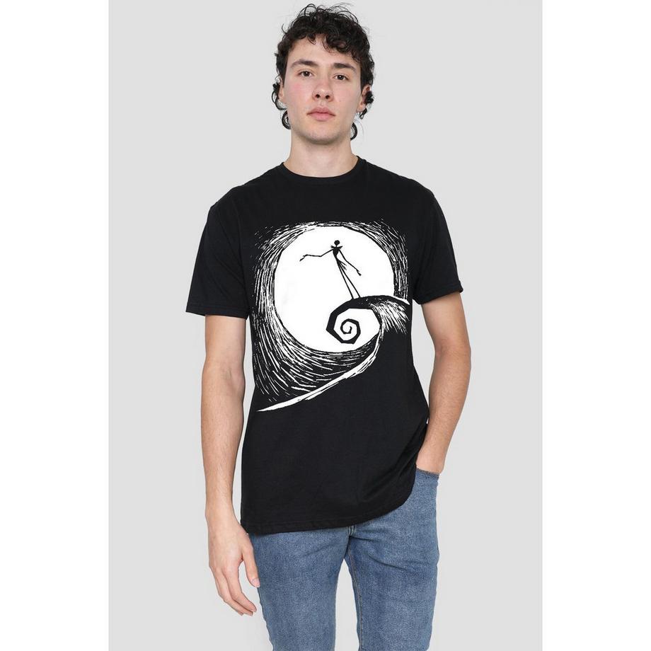 The Nightmare Before Christmas  Maglietta Jack Silhouette Lunare 