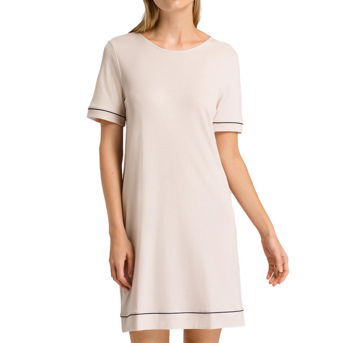 HANRO Natural Comfort Kurzarm Nachthemd  