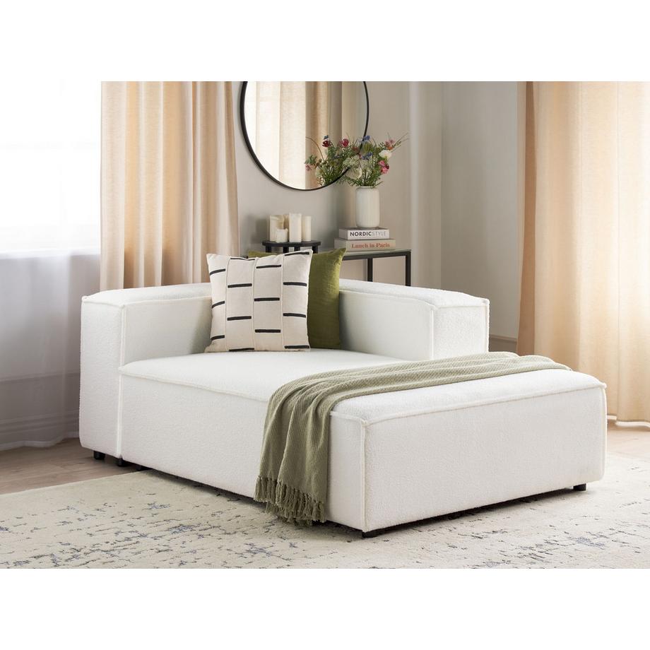 Beliani Chaiselounge (L) aus Bouclé Modern APRICA  