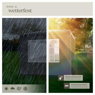 Tectake Pavillon BARINAS 3 x 3 m avec système d'emboîtement  