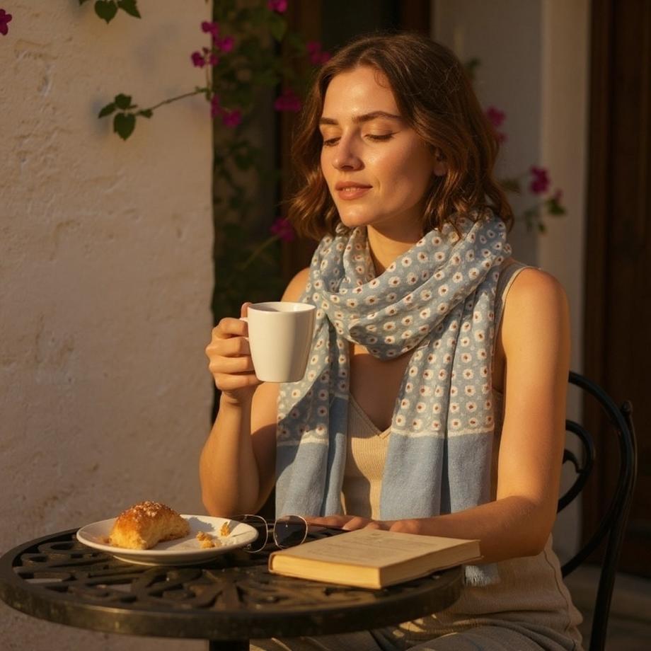 LUCKY & LOVE Eshana Merino Schal  