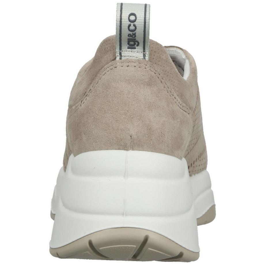 IGI&CO Sneaker Stringata Perforata con Plateau  
