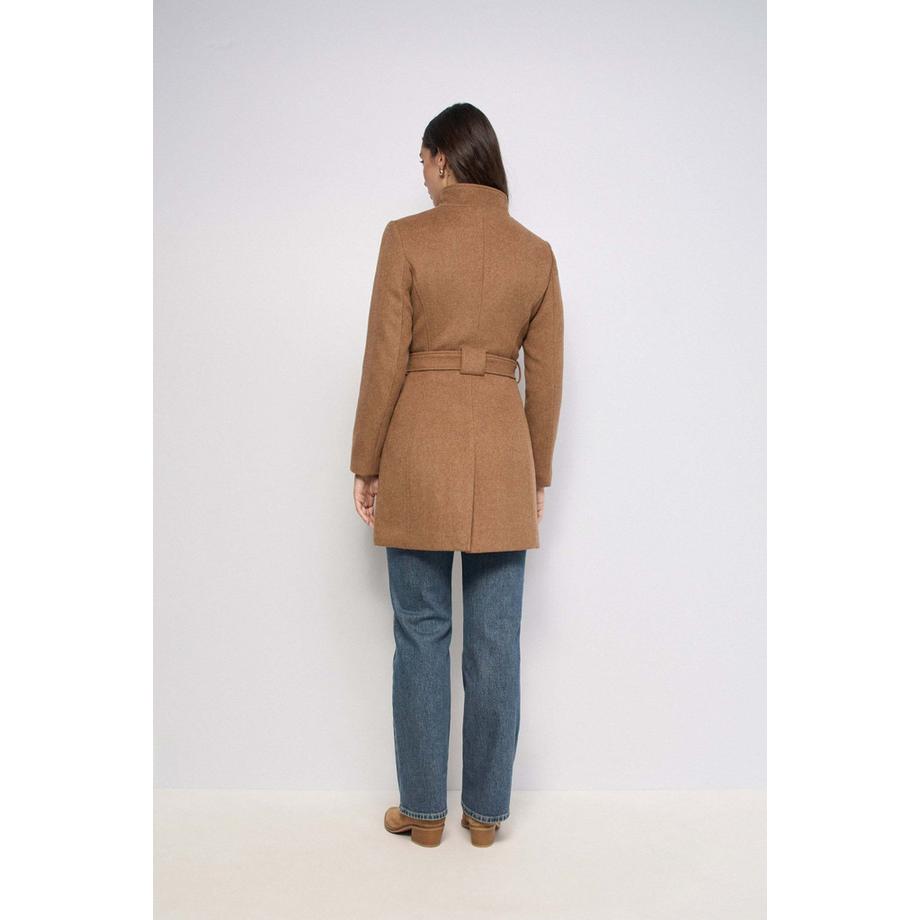 Salsa Manteau en laine avec détail boutonné  